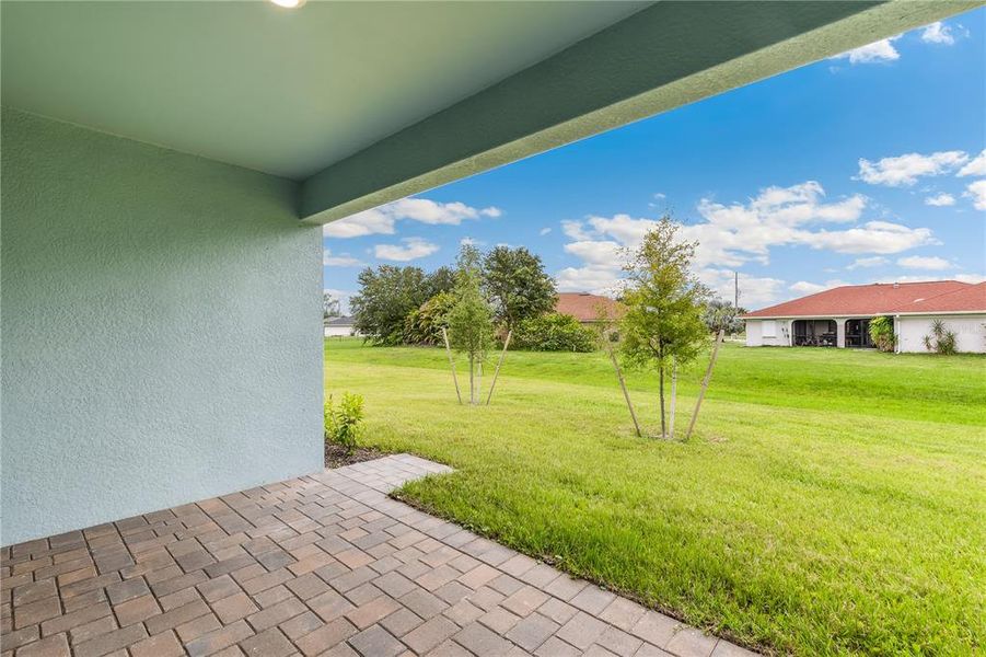 Exterior details and patio area of a home in Burnt Store Village, Punta Gorda (Image 2).