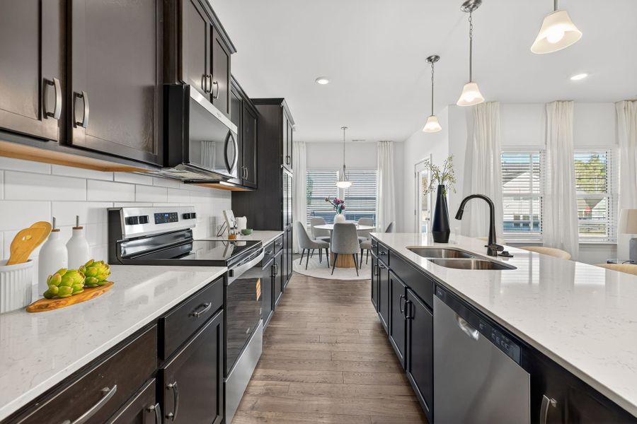 Furnished interior view inside a new home in Edgewater - The Links, Lancaster (Image 4).