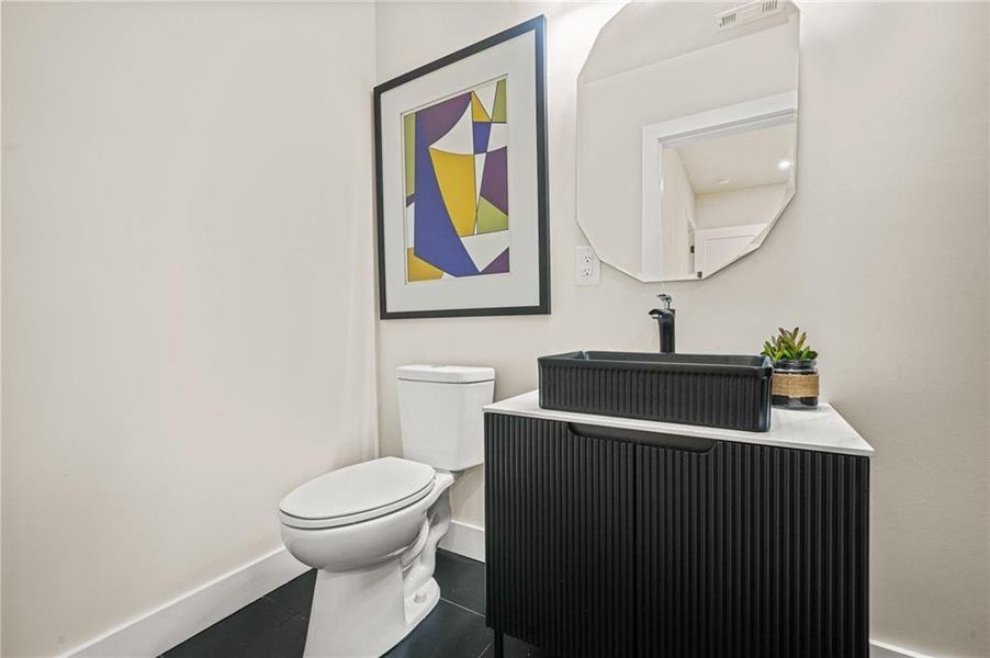 Furnished interior view inside a new home in , Atlanta (Image 49).