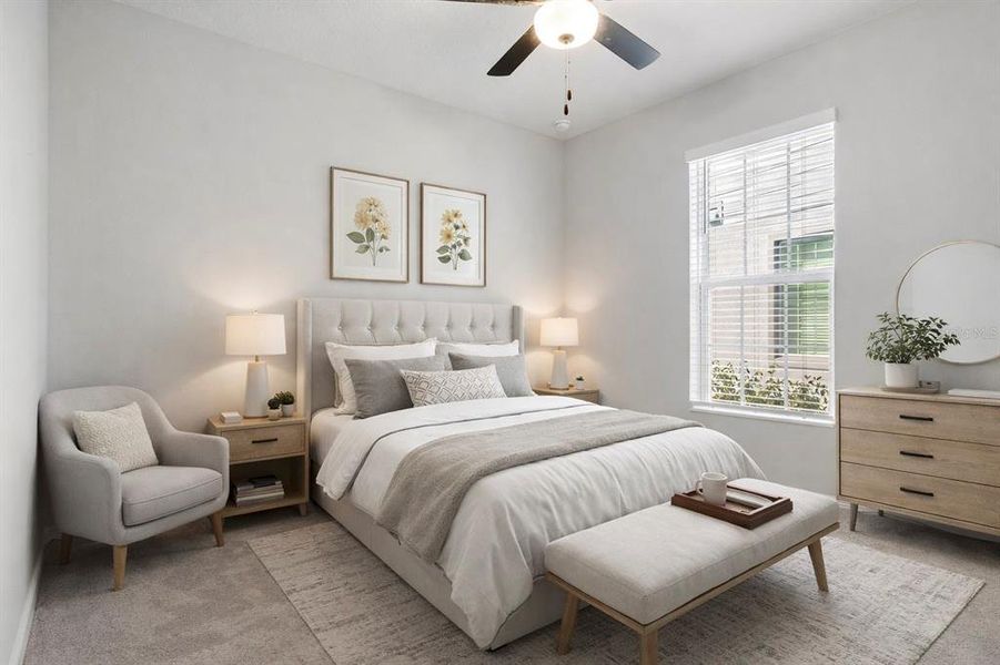 Furnished interior view inside a new home in Reunion Village, Kissimmee (Image 8).