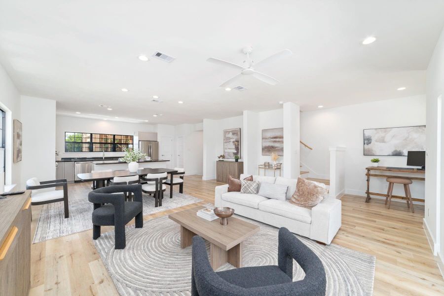 Furnished interior view inside a new home in , Houston (Image 22). Furnished interior view inside a new home in , Houston (Image 22).