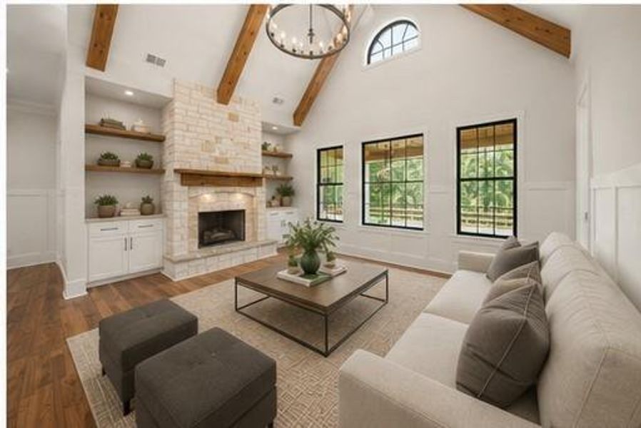Furnished interior view inside a new home in , Dawsonville (Image 13). Furnished interior view inside a new home in , Dawsonville (Image 13).