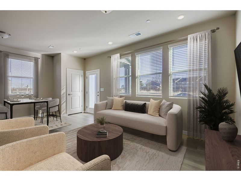 Furnished interior view inside a new home in , Fort Collins (Image 8).