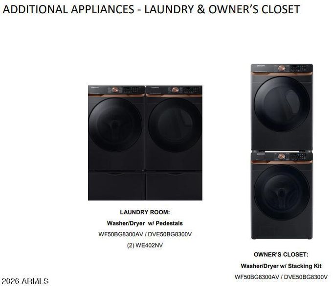 Laundry and Owner's Closet