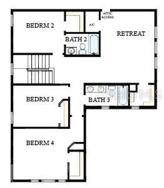 Floor Plan Second Floor