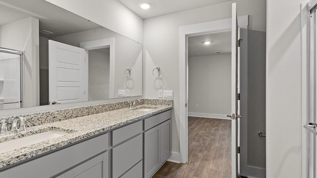 Furnished interior view inside a new home in Cedar Hill Landing, Navassa (Image 10).
