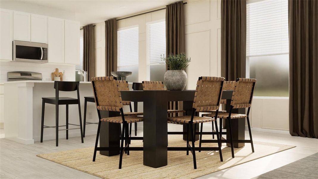 Furnished interior view inside a new home in Pelly Place, Baytown (Image 6).