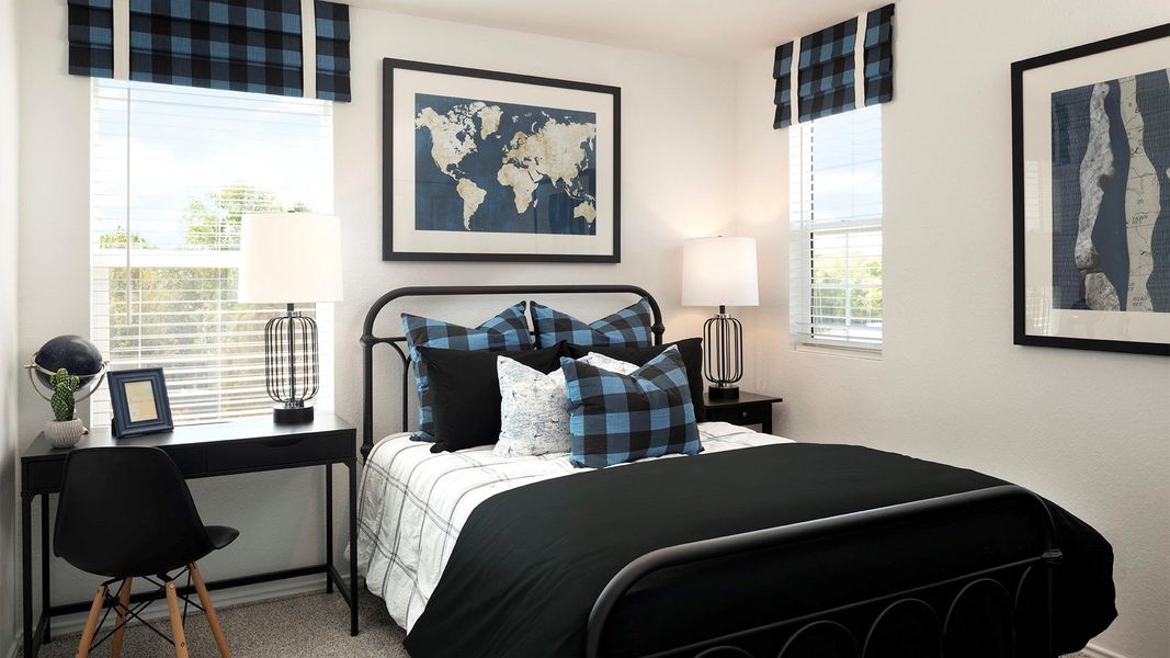 Furnished interior view inside a new home in Woodfield Preserve, Georgetown (Image 6).