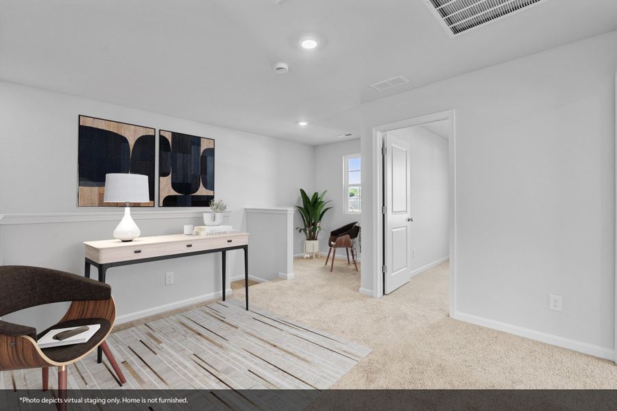 Furnished interior view inside a new home in Bell West, Kernersville (Image 9).