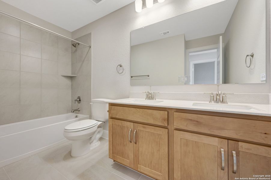 Furnished interior view inside a new home in Davis Ranch 50', San Antonio (Image 16).