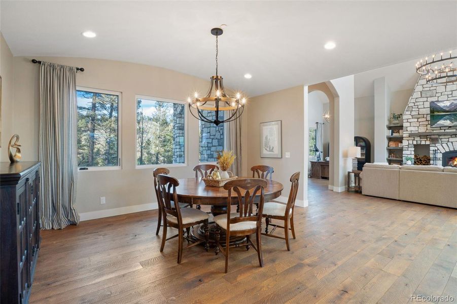 Furnished interior view inside a new home in , Pine (Image 23).