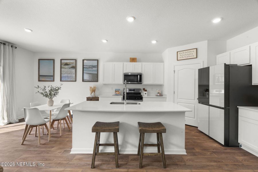 Furnished interior view inside a new home in Entrada, St. Augustine (Image 28).