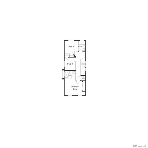 2D floor plan layout of this home in , Commerce City, CO (Image 2).