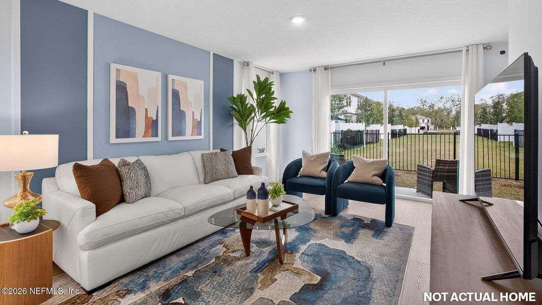 Furnished interior view inside a new home in Irongate Villas, Jacksonville (Image 21).