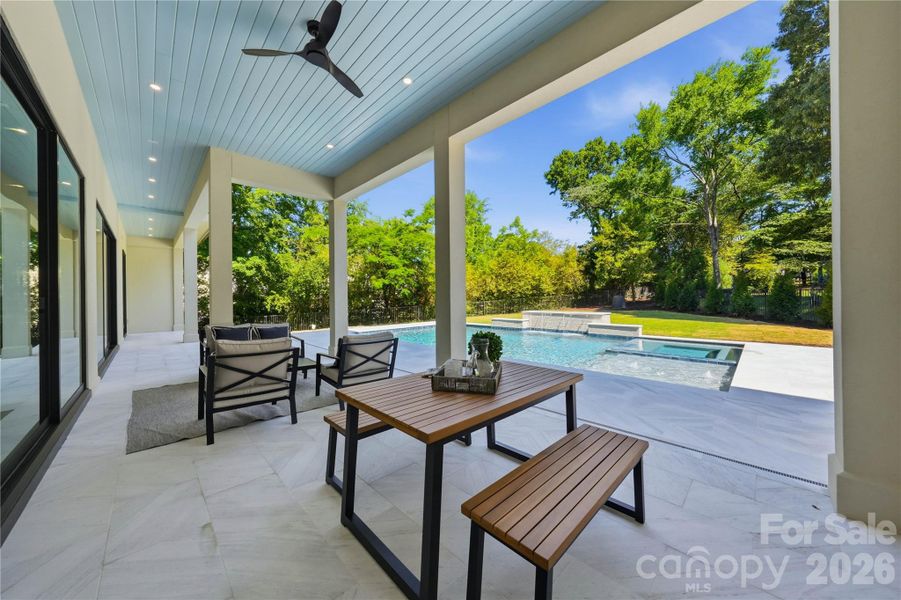 Exterior details and patio area of a home in , Cornelius (Image 29).