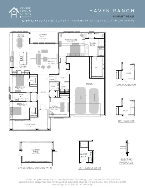 2D floor plan layout for the Summit by Centre Living Homes in Haven Ranch, Waxahachie, TX (Image 3). 2D floor plan layout for the Summit by Centre Living Homes in Haven Ranch, Waxahachie, TX (Image 3).