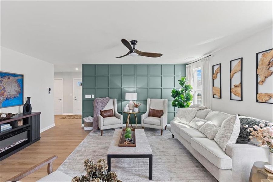 Furnished interior view inside a new home in , Rome (Image 13).