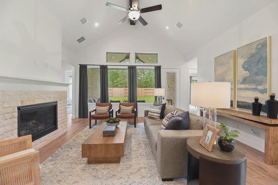 Furnished interior view inside a new home in Evergreen, Fulshear (Image 5).