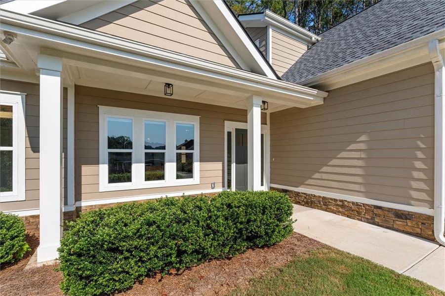 Exterior details and patio area of a home in , Villa Rica (Image 34).