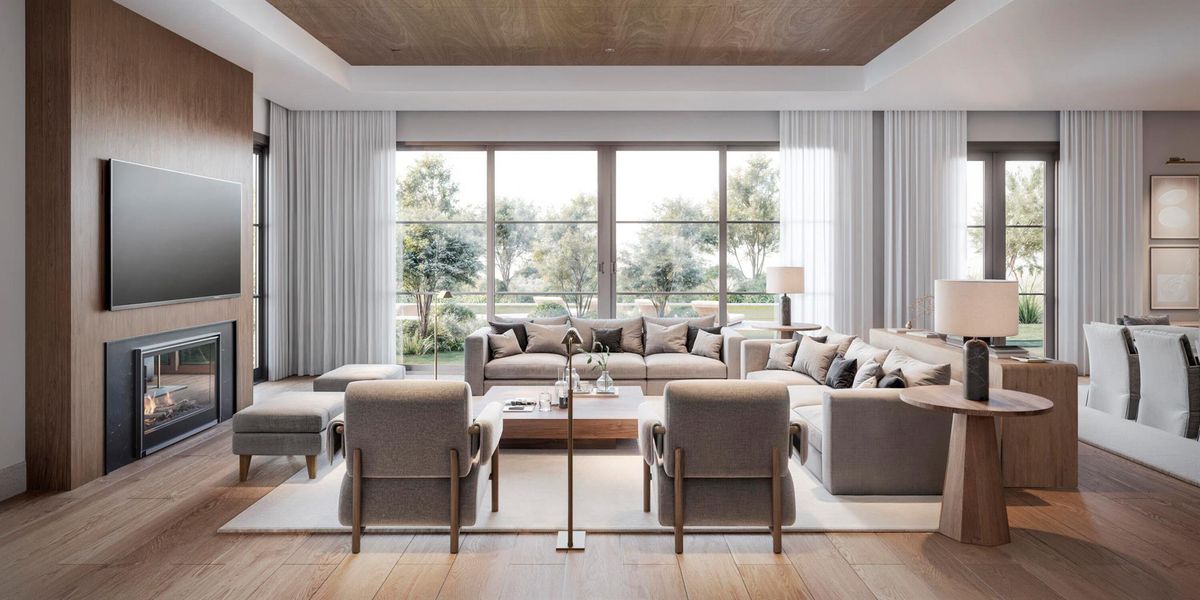 Furnished interior view inside a new home in , Boca Raton (Image 25).