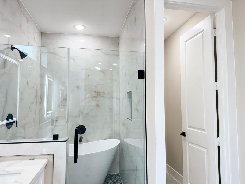 Furnished interior view inside a new home in , Spring (Image 12).