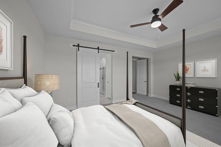 Furnished interior view inside a new home in Wellington, Haslet (Image 15).