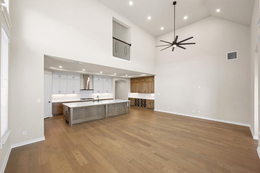 Furnished interior view inside a new home in Santa Rita Ranch, Liberty Hill (Image 6).