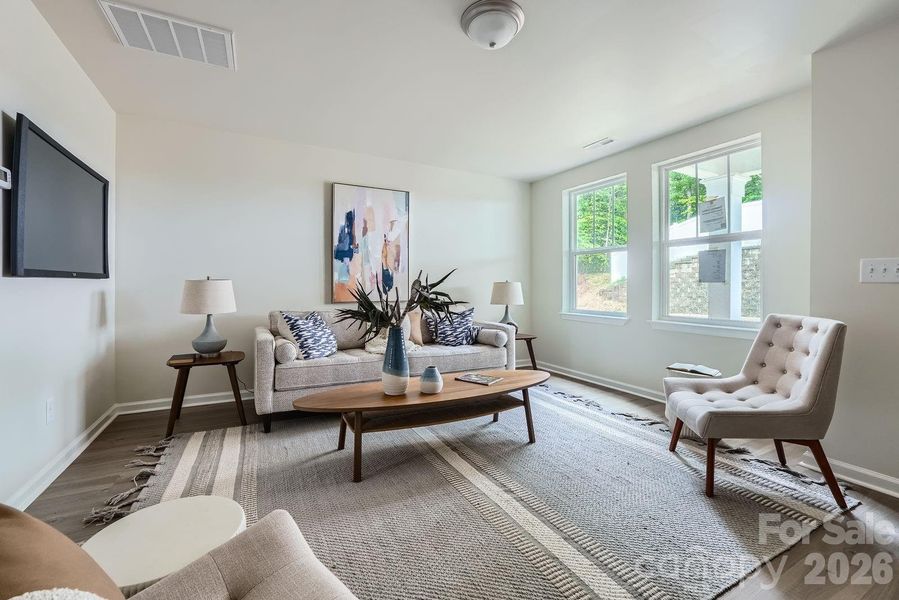 Furnished interior view inside a new home in , Charlotte (Image 20).