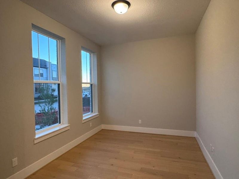 Spacious, unfurnished interior of a new home in Easthaven at Bridgeland Central - Horizon Collection, Cypress (Image 18).