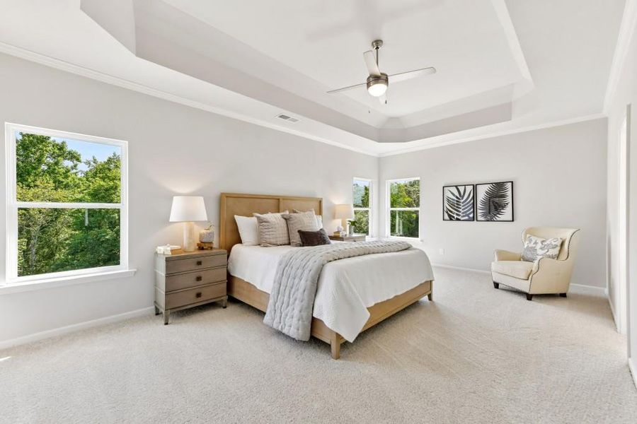 Furnished interior view inside a new home in , Homer (Image 36).