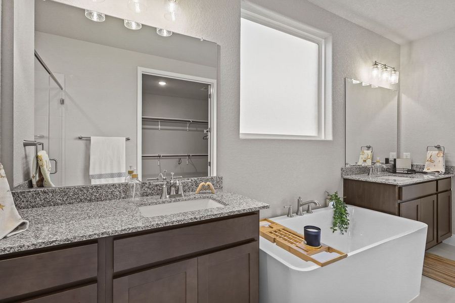 Representative furnished interior of a home built from the The Jennings G by Davidson Homes LLC in The Reserve at Potranco Oaks, Castroville (Image 31).
