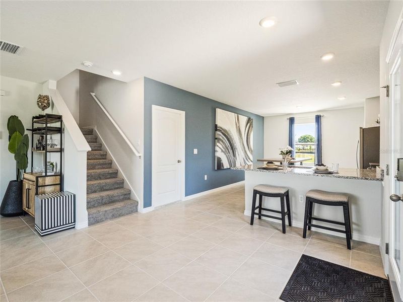 Furnished interior view inside a new home in Rivers Edge, Edgewater (Image 17).