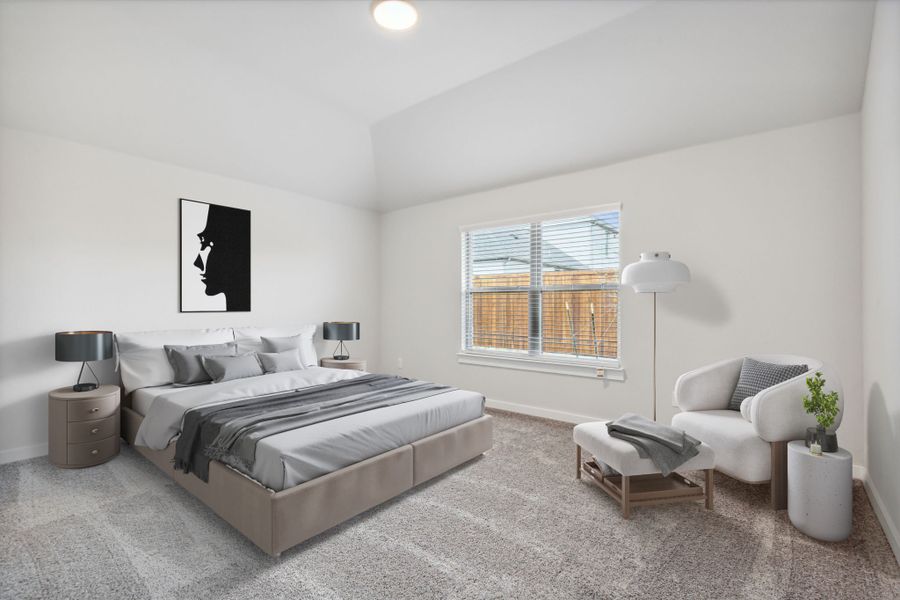 Primary Suite in the Jade II home plan by Trophy Signature Homes – REPRESENTATIVE PHOTO Primary Suite in the Jade II home plan by Trophy Signature Homes – REPRESENTATIVE PHOTO