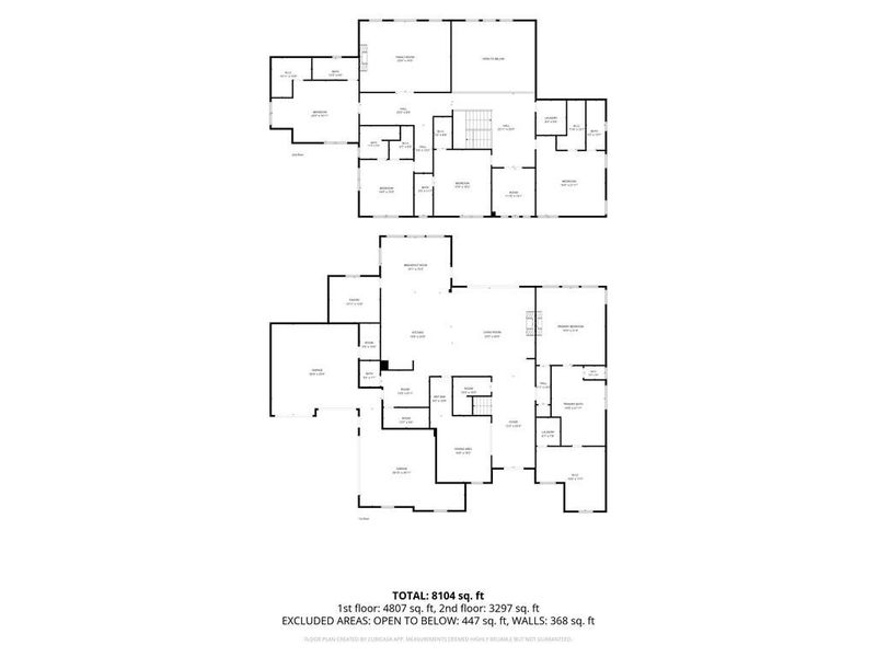 2D floor plan layout of this home in , Buford, GA (Image 7).