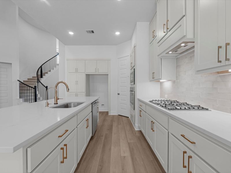 Furnished interior view inside a new home in Oakhill Reserve, Tomball (Image 5).