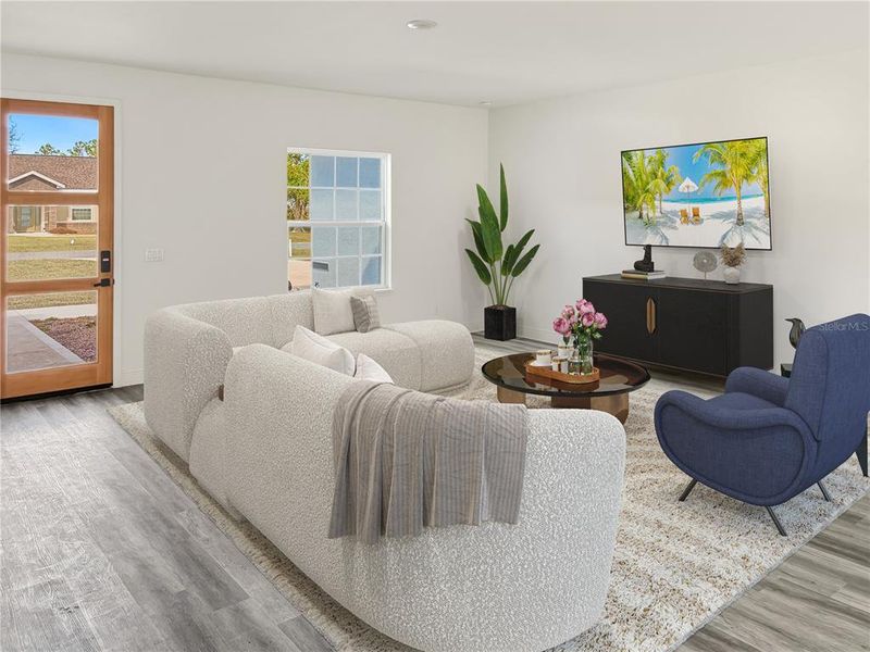 Furnished interior view inside a new home in , Ocala (Image 11).