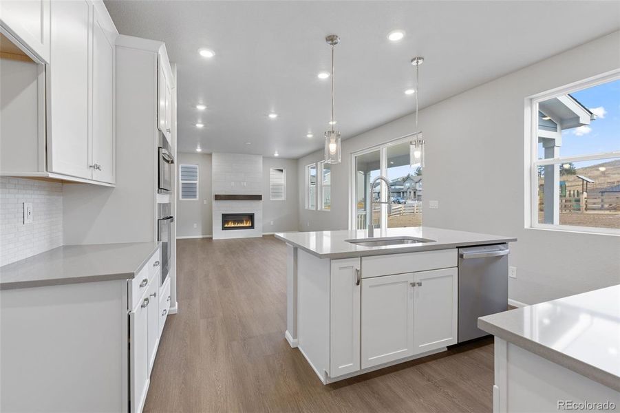 Furnished interior view inside a new home in The Manors Collection at Golden Overlook, Golden (Image 17).
