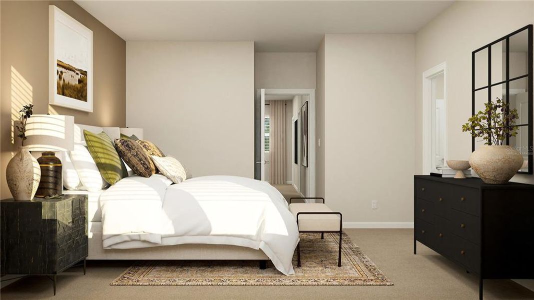 Furnished interior view inside a new home in The Glades at Crossprairie: Cottage Alley Collection, St. Cloud (Image 10). Furnished interior view inside a new home in The Glades at Crossprairie: Cottage Alley Collection, St. Cloud (Image 10).