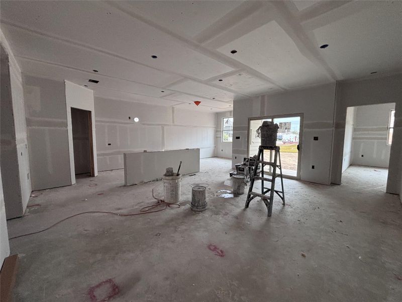 In-progress construction of a new home in The Colony 50s, Bastrop, TX (Image 18).