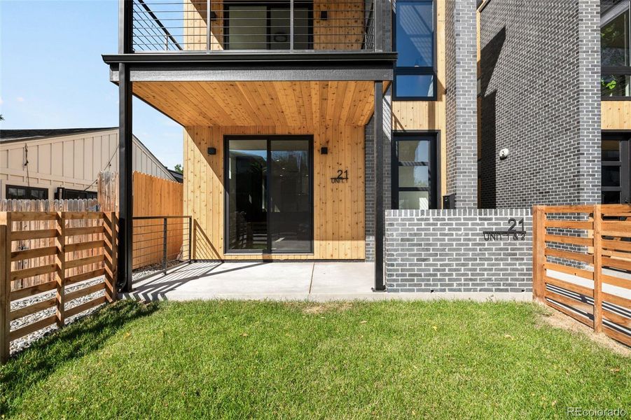 Exterior details and patio area of a home in , Denver (Image 20). Exterior details and patio area of a home in , Denver (Image 20).