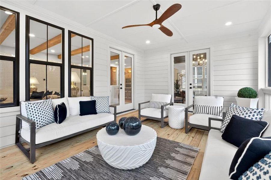 Furnished interior view inside a new home in , Decatur (Image 56).