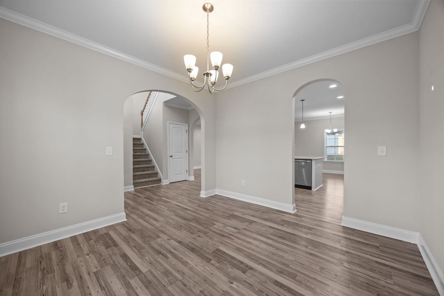 Spacious, unfurnished interior of a new home in Arbor Hills South II, Greenville (Image 16). Spacious, unfurnished interior of a new home in Arbor Hills South II, Greenville (Image 16).