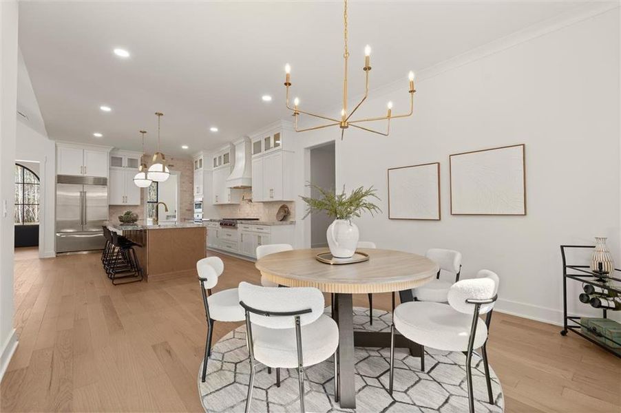 Furnished interior view inside a new home in , Ball Ground (Image 10).