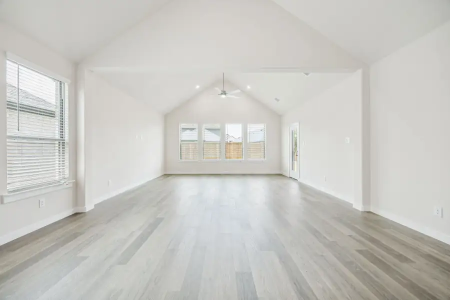 First Floor in the Claret home plan by Trophy Signature Homes – REPRESENTATIVE PHOTO