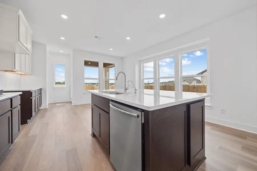 Furnished interior view inside a new home in Santa Rita Ranch, Liberty Hill (Image 6).