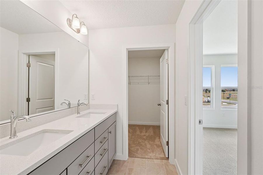 Furnished interior view inside a new home in Cyrene at Harmony, St. Cloud (Image 7).