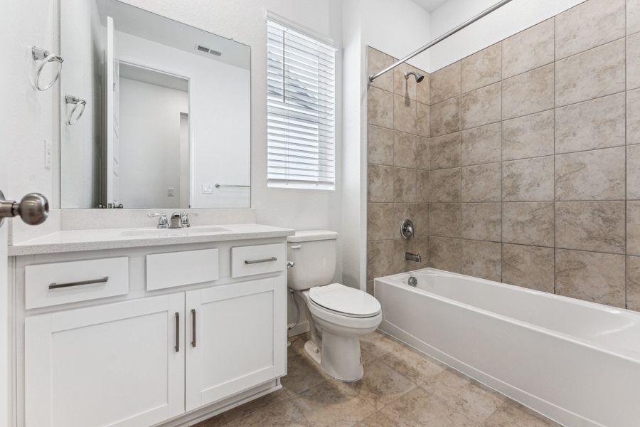 Representative furnished interior of a home built from the Bailey by Taylor Morrison in Trailstone Town Collection, Arvada (Image 9).