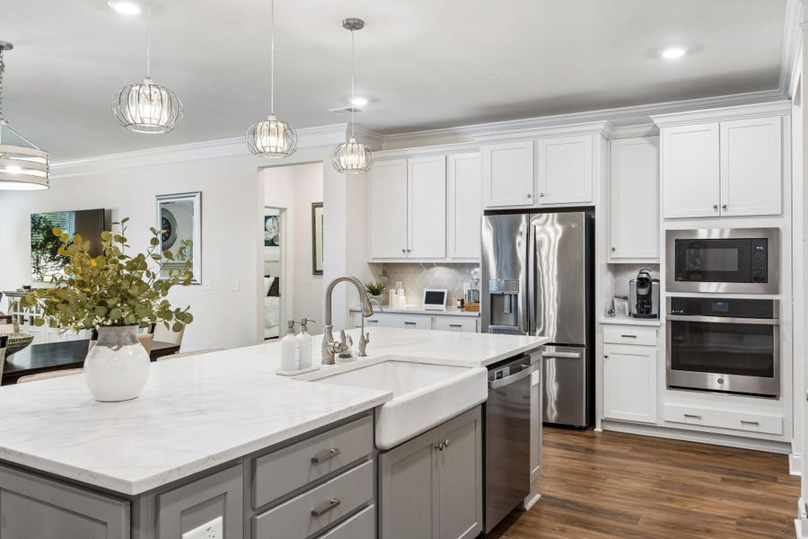 Furnished interior view inside a new home in , Huger (Image 16).