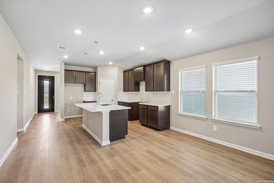 Furnished interior view inside a new home in Remington Ranch, San Antonio (Image 6).