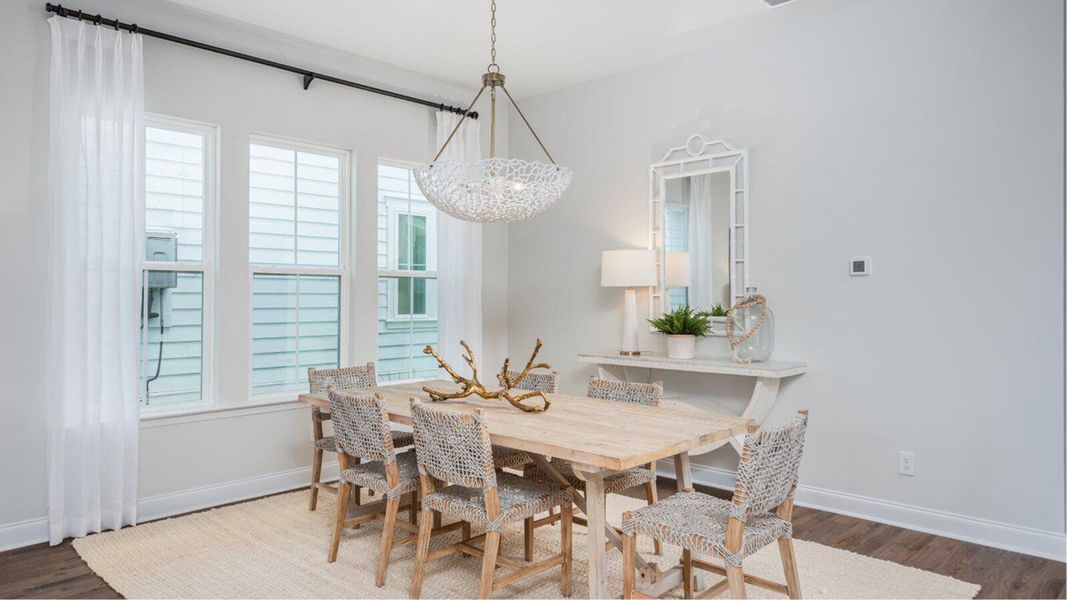 Furnished interior view inside a new home in , Summerville (Image 7).